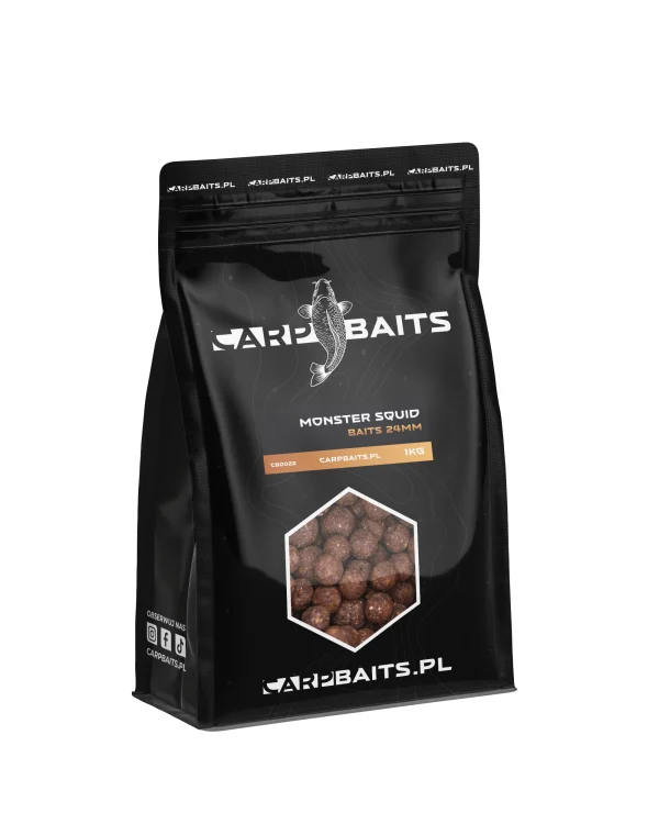 Kulki zanętowe CarpBaits Monster Squid 1kg - 24mm
